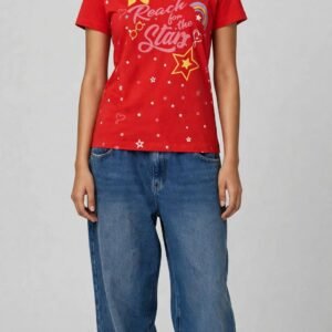 Girls Slim Baju Cotton  T-Shirt